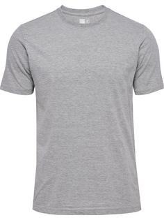 hummel hmlELEMENTAL CHEVRON COTTON TEE Funktionsshirt Herren GREY MELANGE