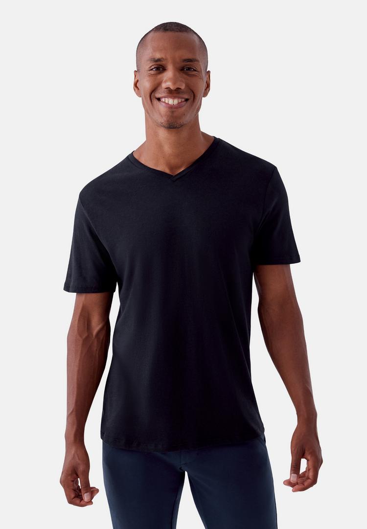 DANISH ENDURANCE DANISH ENDURANCE V T-Shirt Herren - jet black - 0 | SportScheck