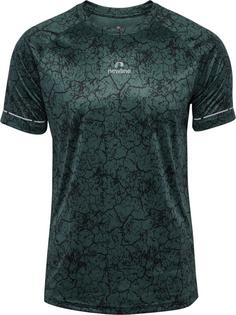 Newline nwlGRAPHIC MESH T-SHIRT Funktionsshirt Herren GREEN GABLES