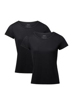 DANISH ENDURANCE Crew T-Shirt Damen jet black