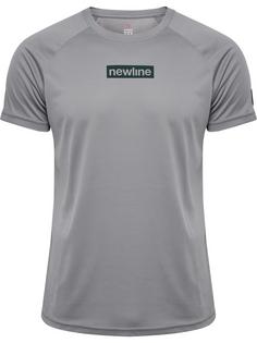 Newline nwlCHARGE MESH T-SHIRT Funktionsshirt Herren SHARKSKIN