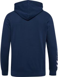 Rückansicht von hummel hmlELEMENTAL HOODIE Hoodie Herren DRESS BLUES