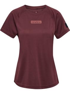 Newline nwlCHARGE MESH T-SHIRT W Funktionsshirt Damen DECADENT CHOCOLATE