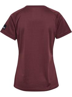 Rückansicht von Newline nwlCHARGE MESH T-SHIRT W Funktionsshirt Damen DECADENT CHOCOLATE