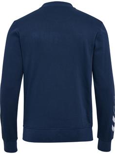 Rückansicht von hummel hmlELEMENTAL SWEATSHIRT Funktionssweatshirt Herren DRESS BLUES