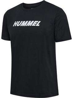 Rückansicht von hummel hmlELEMENTAL 2-PACK LOGO COTTON TEE Funktionsshirt Herren BLACK/WHITE