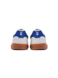 Rückansicht von hummel MATCH POINT MP Fitnessschuhe WHITE/BLUE