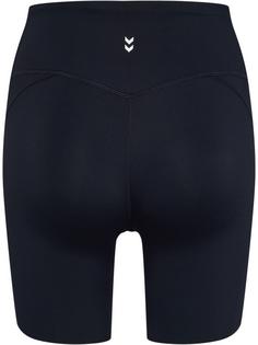 Rückansicht von hummel hmlULTIMATE HW TIGHT SHORTS Funktionsshorts Damen BLACK