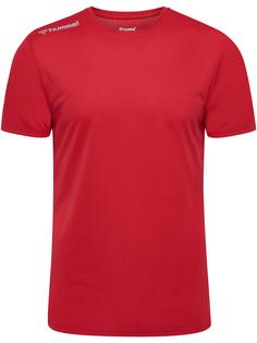 hummel hmlRUN JERSEY S/S Funktionsshirt Herren TANGO RED