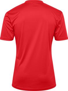 Rückansicht von hummel hmlLOGO JERSEY S/S Funktionsshirt TRUE RED