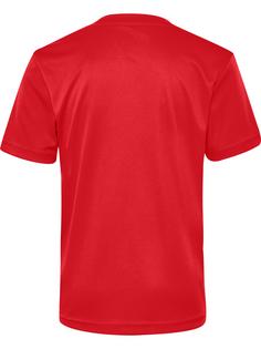 Rückansicht von hummel hmlLOGO JERSEY S/S KIDS Funktionsshirt Kinder TRUE RED