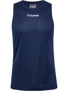 hummel hmlRUN SINGLET S/L Funktionsshirt Herren BLACK IRIS