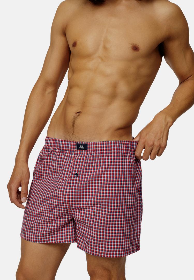 DANISH ENDURANCE DANISH ENDURANCE American Boxers Unterhose Herren - blue/red mix - 0 | SportScheck