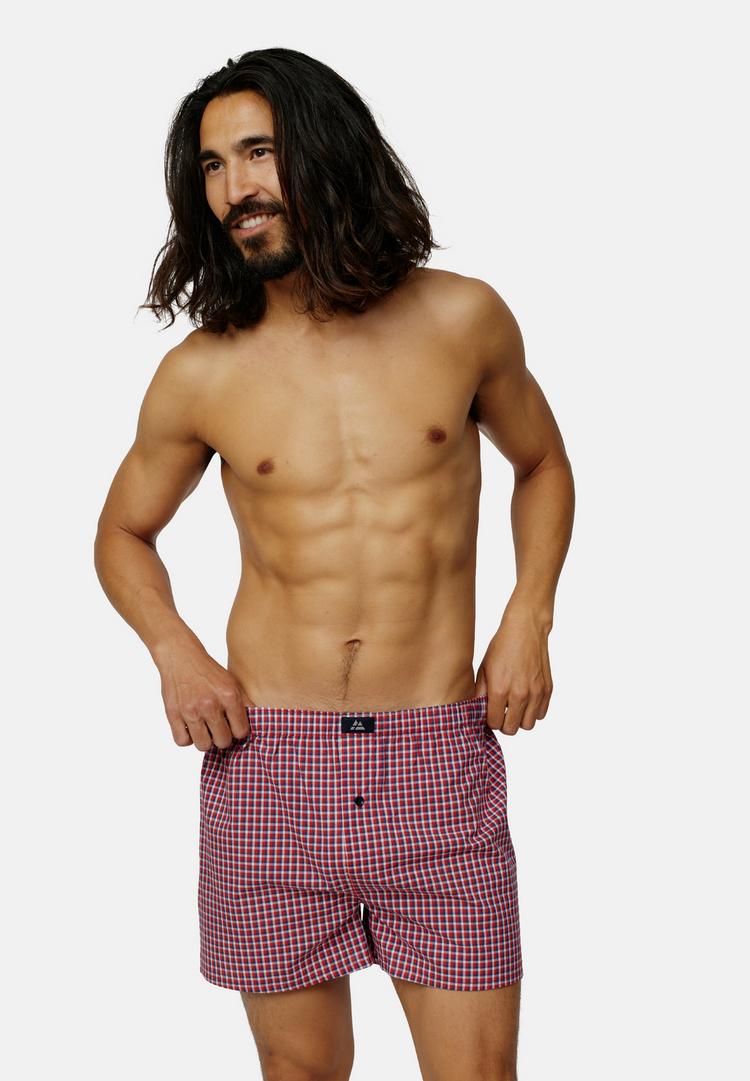 DANISH ENDURANCE DANISH ENDURANCE American Boxers Unterhose Herren - blue/red mix - 1 | SportScheck