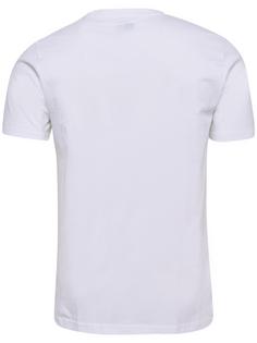 hummel hmlELEMENTAL 2-PACK LOGO COTTON TEE Funktionsshirt Herren WHITE/WHITE