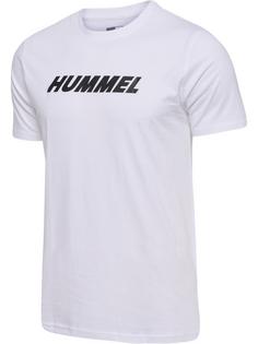 Rückansicht von hummel hmlELEMENTAL 2-PACK LOGO COTTON TEE Funktionsshirt Herren WHITE/WHITE