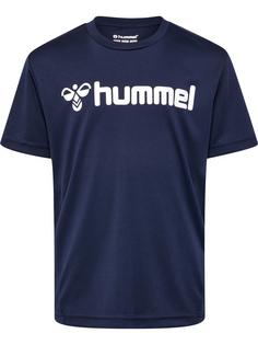 hummel hmlLOGO JERSEY S/S KIDS Funktionsshirt Kinder MARINE