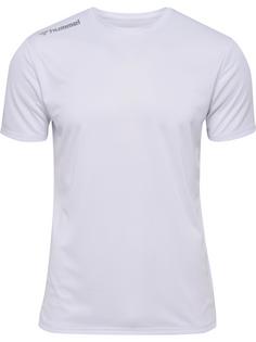 hummel hmlRUN JERSEY S/S Funktionsshirt Herren WHITE