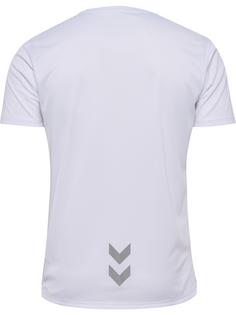 Rückansicht von hummel hmlRUN JERSEY S/S Funktionsshirt Herren WHITE