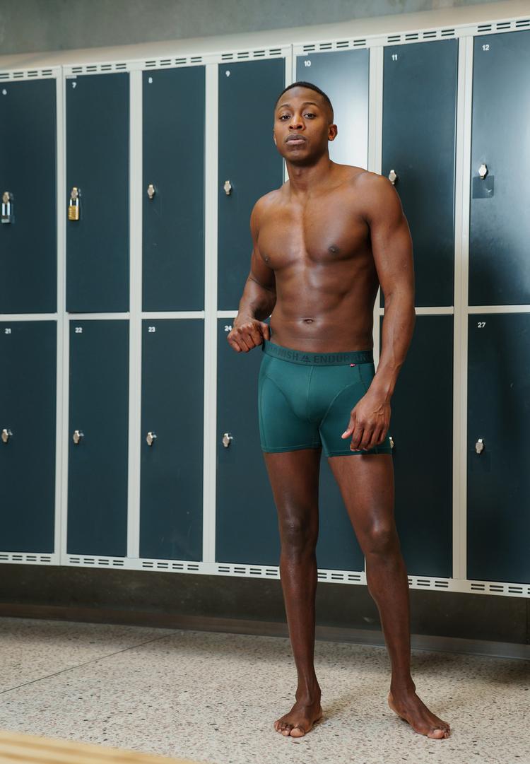 DANISH ENDURANCE DANISH ENDURANCE Sports Trunks Unterhose Herren - black/blue/green - 1 | SportScheck