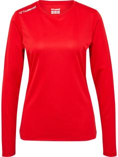 hummel hmlRUN JERSEY L/S WOMAN Funktionsshirt Damen TANGO RED