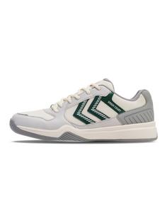 hummel ALL COURT Hallenschuhe Damen WHITE/GREEN