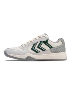 hummel ALL COURT Hallenschuhe WHITE/GREEN