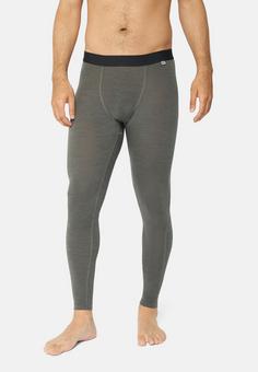 Rückansicht von DANISH ENDURANCE Merino Thermounterhose Herren dark grey