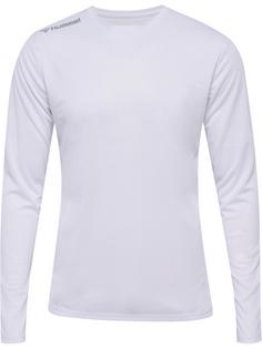 hummel hmlRUN JERSEY L/S Funktionsshirt Herren WHITE