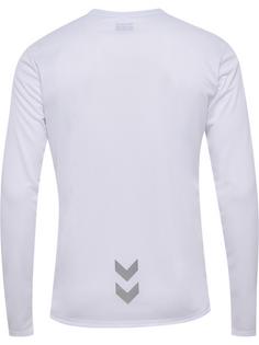 Rückansicht von hummel hmlRUN JERSEY L/S Funktionsshirt Herren WHITE