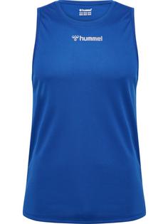 hummel hmlRUN SINGLET S/L Funktionsshirt Herren TRUE BLUE