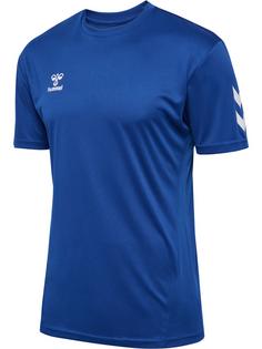 Rückansicht von hummel hmlLOGO SET Trainingsanzug TRUE BLUE