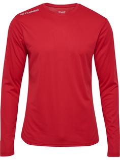 hummel hmlRUN JERSEY L/S Funktionsshirt Herren TANGO RED