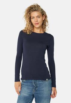 Rückansicht von DANISH ENDURANCE Merino Unterhemd Damen dark navy