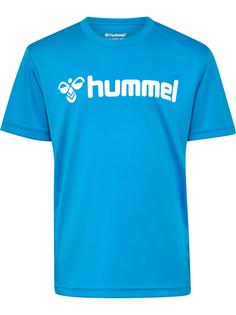 hummel hmlLOGO JERSEY S/S KIDS Funktionsshirt Kinder DIVA BLUE