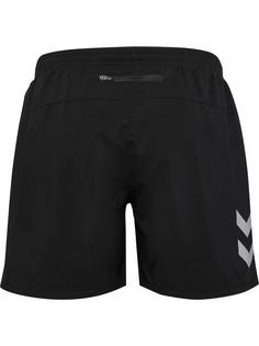 Rückansicht von hummel hmlRUN SHORTS Funktionsshorts Herren BLACK