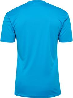 Rückansicht von hummel hmlLOGO JERSEY S/S Funktionsshirt DIVA BLUE