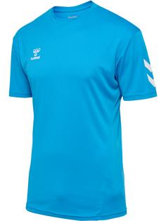 Rückansicht von hummel hmlLOGO SET Trainingsanzug DIVA BLUE