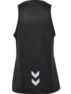 Rückansicht von hummel hmlRUN SINGLET S/L WOMAN Funktionsshirt Damen BLACK