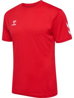 Rückansicht von hummel hmlLOGO SET Trainingsanzug TRUE RED