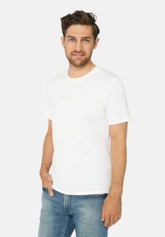 Rückansicht von DANISH ENDURANCE Crew T-Shirt Herren pure white