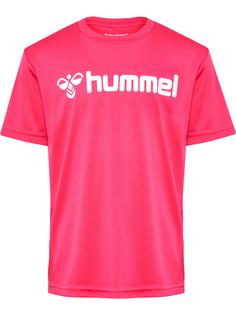 hummel hmlLOGO JERSEY S/S KIDS Funktionsshirt Kinder RASPBERRY SORBET