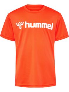 hummel hmlLOGO JERSEY S/S KIDS Funktionsshirt Kinder NASTURTIUM