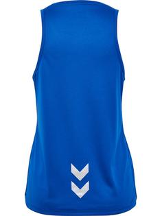 Rückansicht von hummel hmlRUN SINGLET S/L WOMAN Funktionsshirt Damen TRUE BLUE