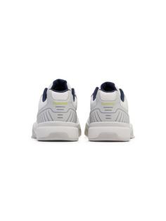 Rückansicht von hummel ALL COURT Hallenschuhe Damen BRIGHT WHITE/LUNAR ROCK