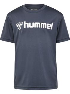 hummel hmlLOGO JERSEY S/S KIDS Funktionsshirt Kinder OMBRE BLUE