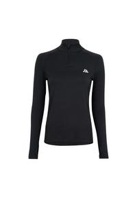 DANISH ENDURANCE Half Zip Langarmshirt Damen - schwarz