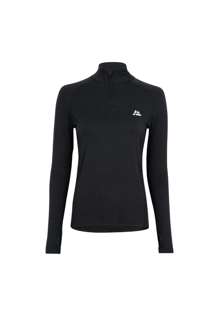 DANISH ENDURANCE DANISH ENDURANCE Half Zip Langarmshirt Damen - schwarz - 0 | SportScheck