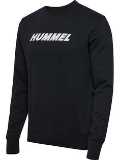 Rückansicht von hummel hmlELEMENTAL SWEAT SET Funktionssweatshirt Herren BLACK/BLACK