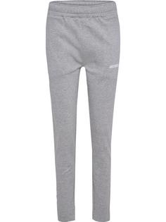 hummel hmlELEMENTAL TAPERED PANTS WOMAN Trainingshose Damen GREY MELANGE